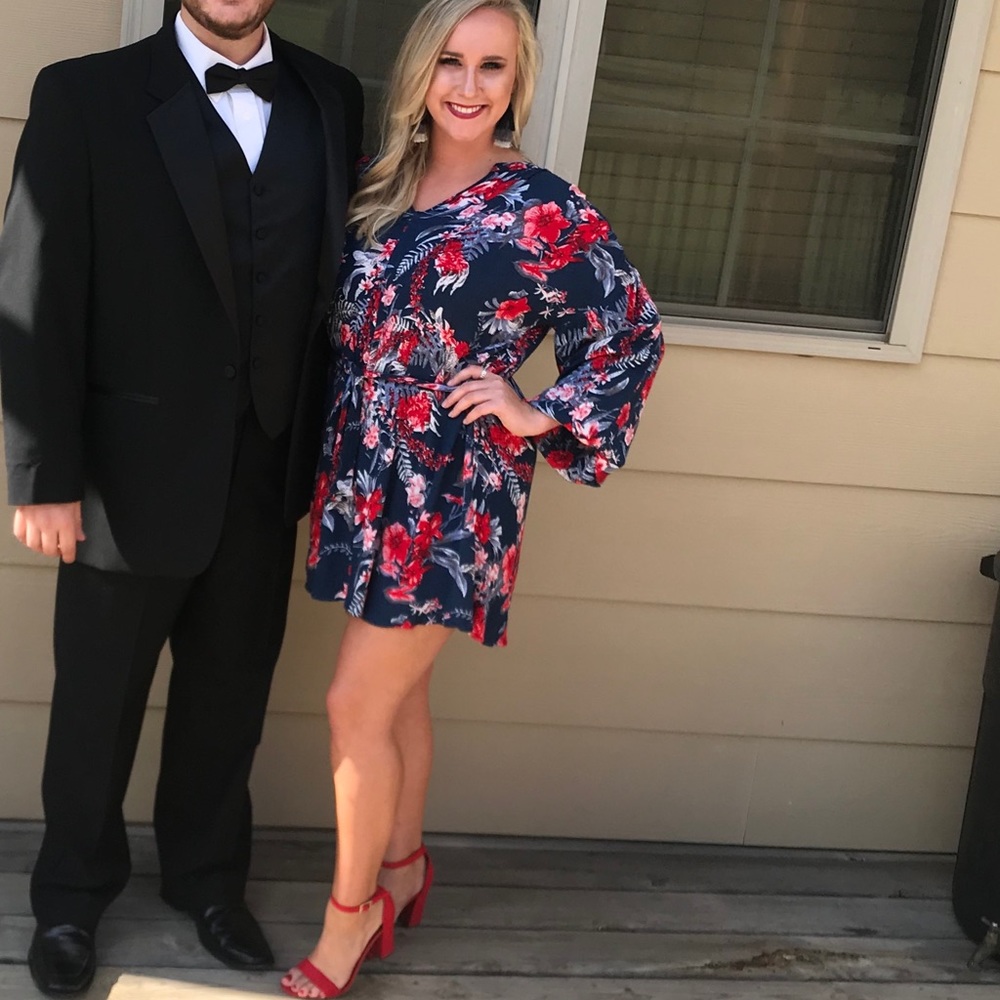 Umgee | Floral Long Sleeve Dress